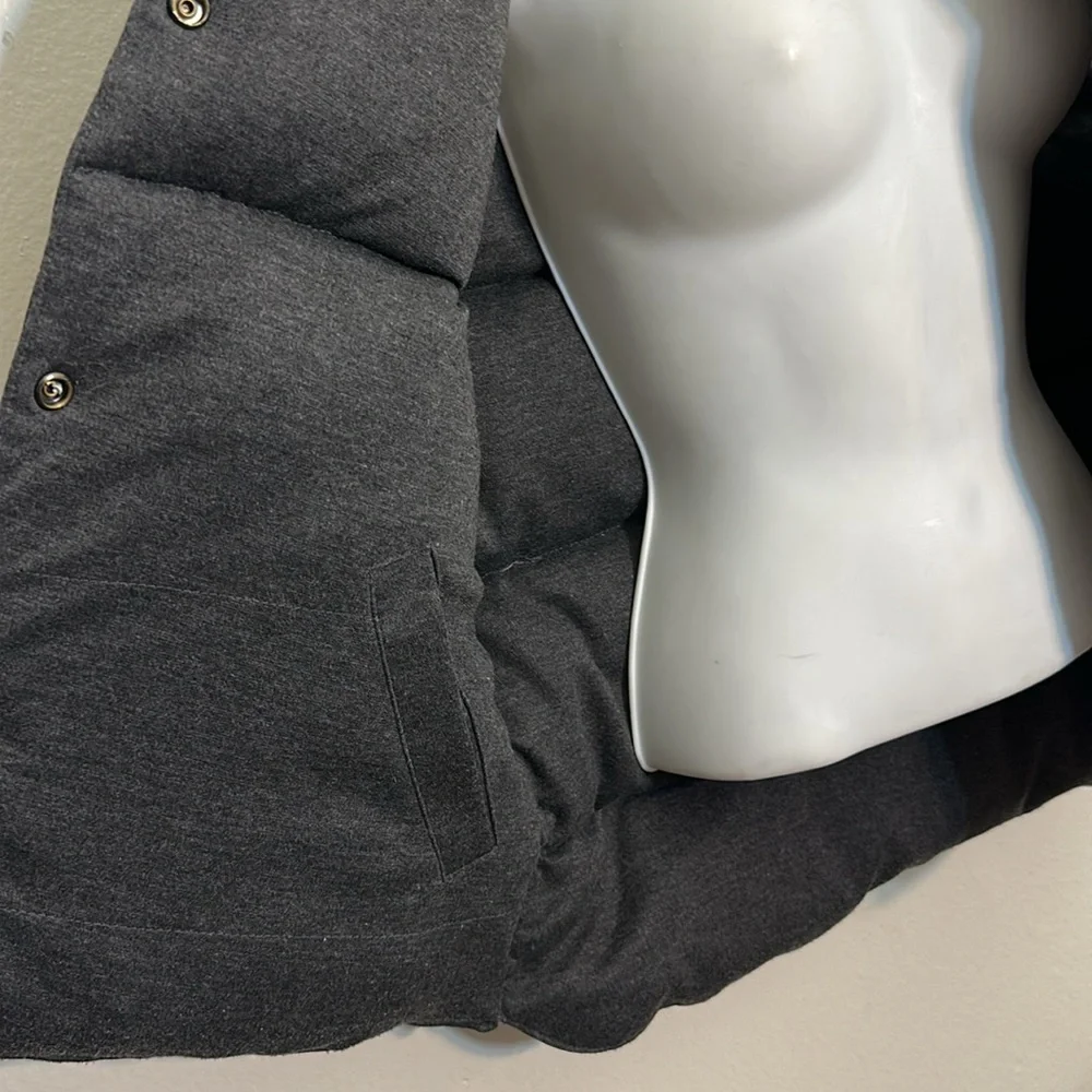 Women's Grey Puffer Vest